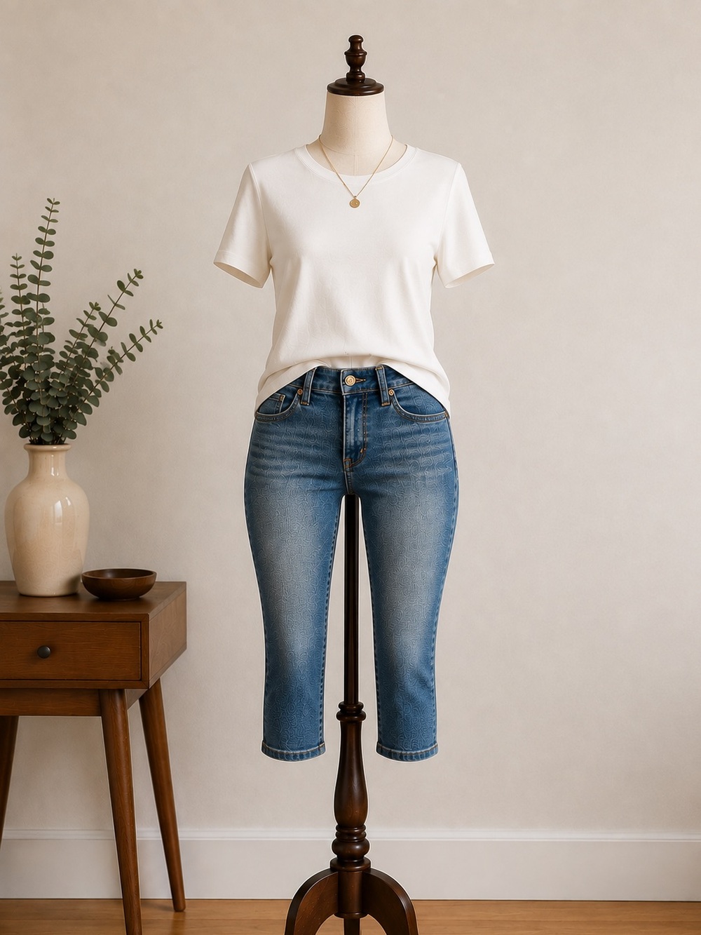Levi’s 311 Shaping Skinny Capri Jeans Size 29 Medium Wash Stretch Denim